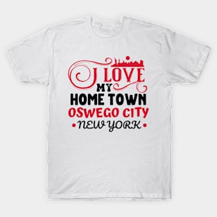 I love Oswego City New York T-Shirt